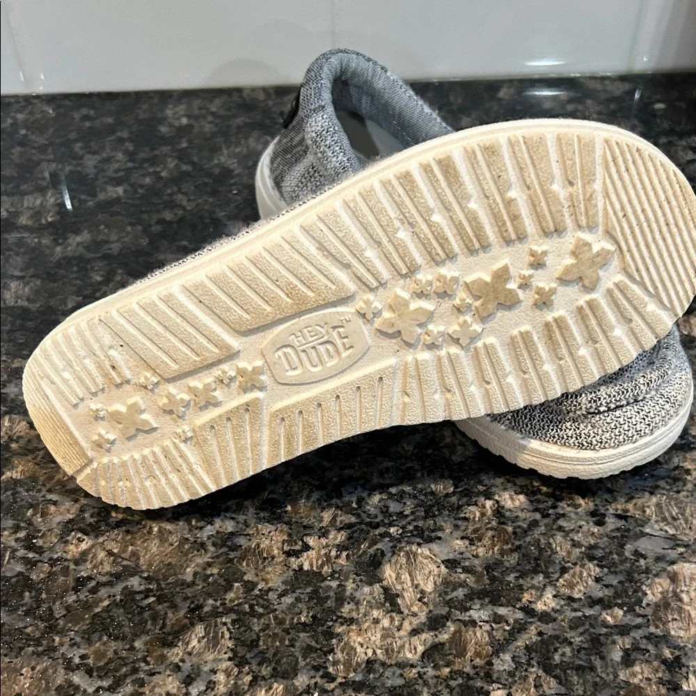 Hey Dude Kids Sneakers - Black and White - Picture 5 of 8